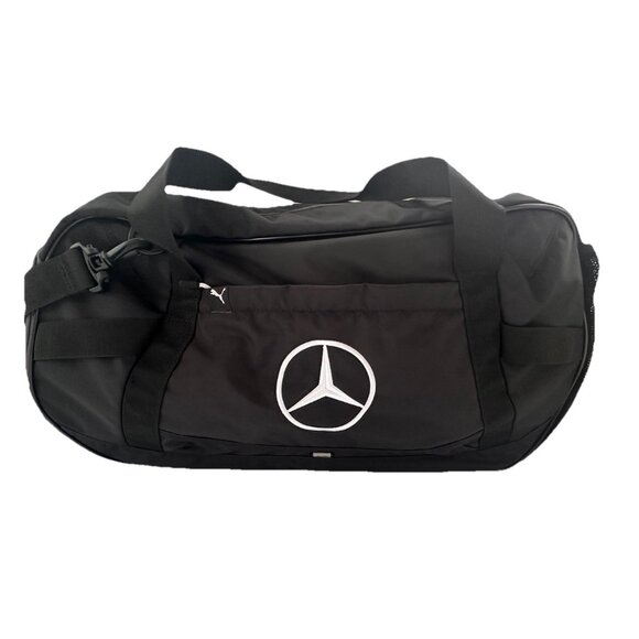Mercedes-Benz Black Travel Duffel – Luxury Multipurpose Gym & Carry Bag - Picture 3 of 10